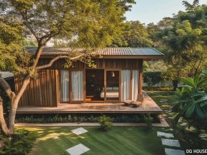 Mau nha lap ghep cabin go nho kieu nha nghi duong