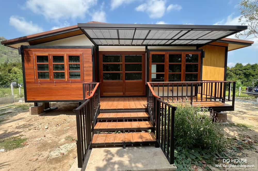 Nha go lap ghep 1 tang san nang ket cau thep gia 100tr