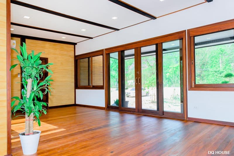 Nha go lap ghep ket cau thep phong cach don gian 16