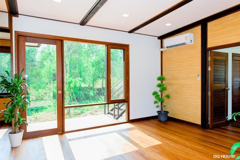 Nha go lap ghep ket cau thep phong cach don gian 19