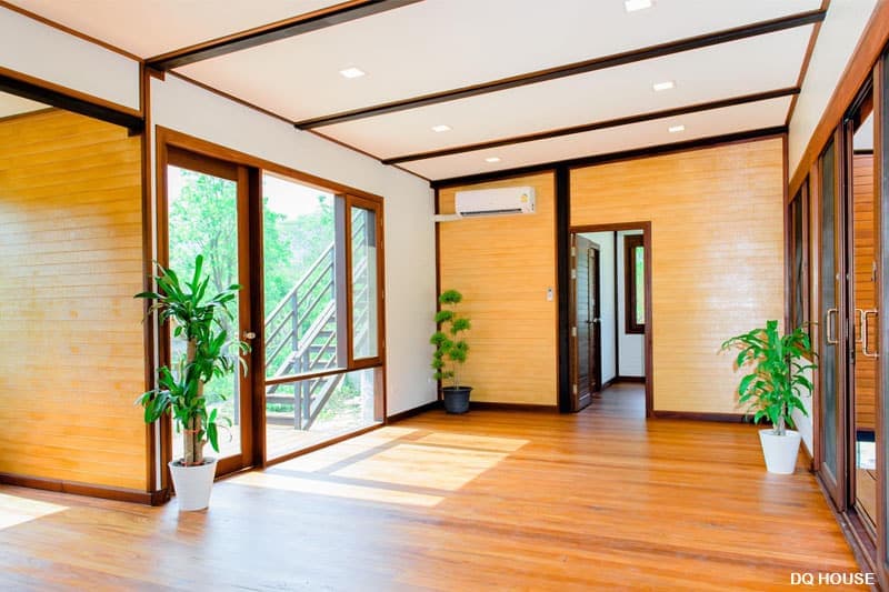 Nha go lap ghep ket cau thep phong cach don gian 23