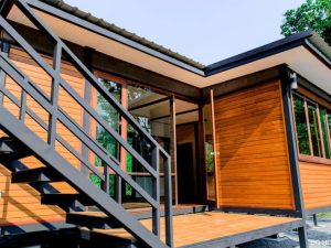 Nha go lap ghep ket cau thep phong cach don gian 6