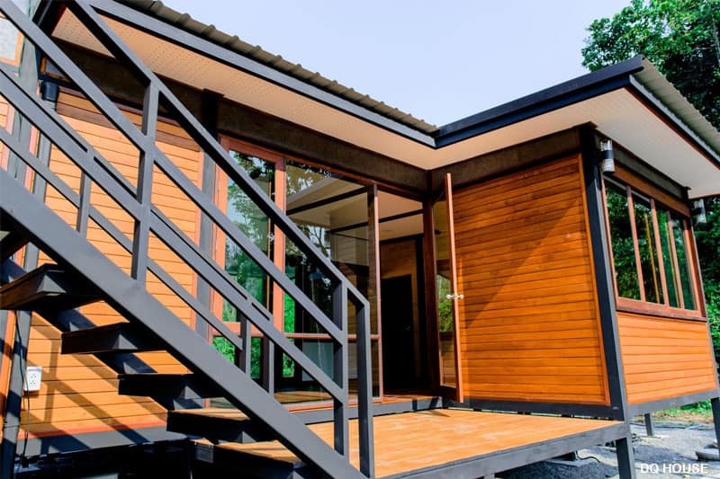 Nha go lap ghep ket cau thep phong cach don gian 6