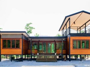 Nha go lap ghep ket cau thep phong cach don gian 7