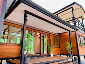 Nha go lap ghep ket cau thep phong cach don gian 8