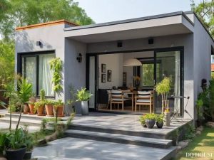 Nha lap ghep nho phong cach hien dai kieu nha vuon 2