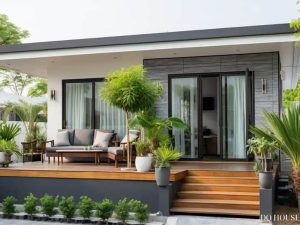 Nha lap ghep nho phong cach hien dai kieu nha vuon 3