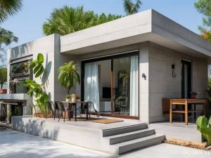 Nha lap ghep nho phong cach hien dai kieu nha vuon 6