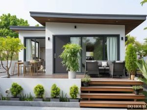 Nha lap ghep nho phong cach hien dai kieu nha vuon 7