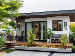 Nha lap ghep nho phong cach hien dai kieu nha vuon 8