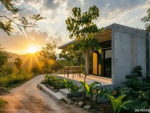 Nha lap ghep panel gac xep 1 tang san vuon 4