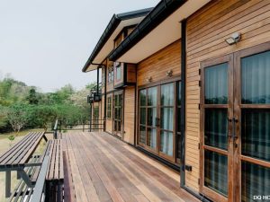 Thi cong nha go lap ghep 2 tang