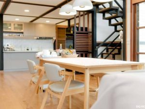 Thi cong nha go lap ghep 2 tang dep